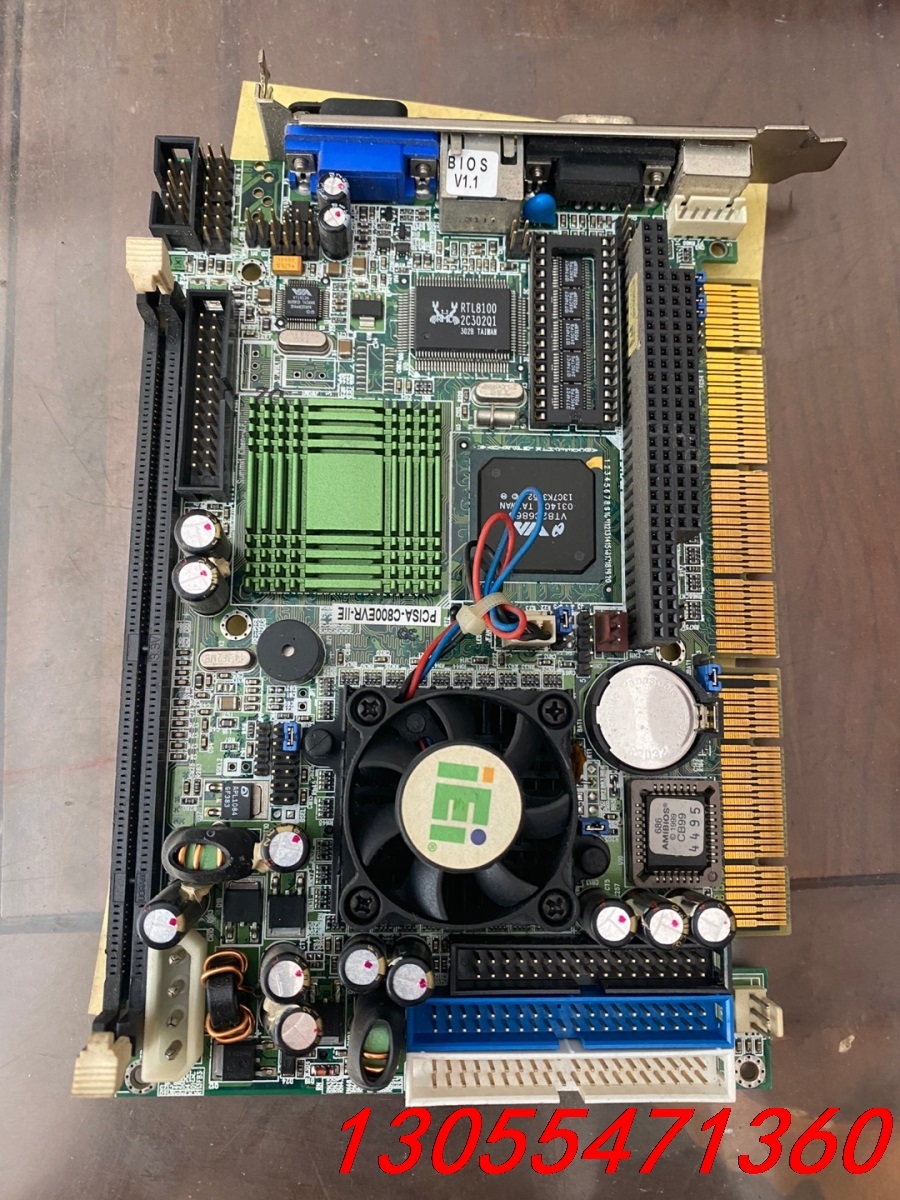 议价威达工控机，主板PCISA-C800EV V1.1 PCIS