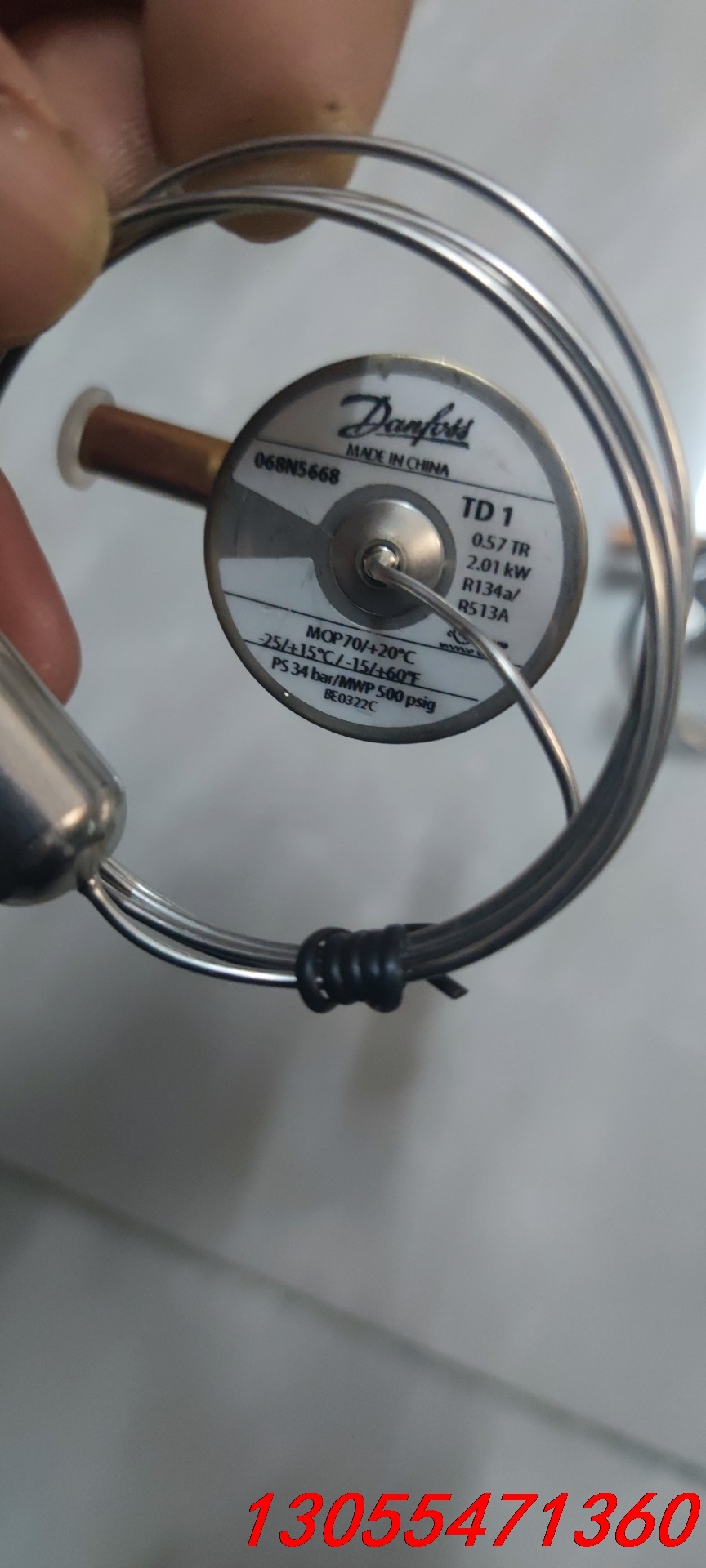 议价丹佛斯膨胀阀TD1 R134a/R513A, 0.57TR,