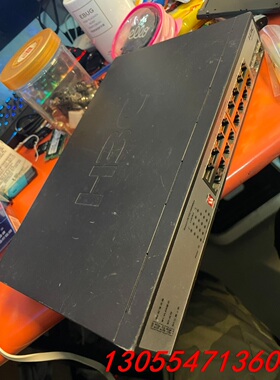 议价H3C LS-1218F全千兆光纤交换机，测试正常使用无问题