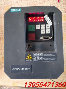 议价西门子6SE3116－8CB40变频器单相220V/1.5k