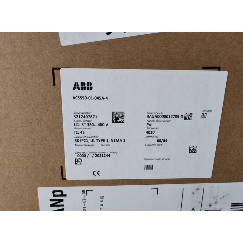 全新原装ABB变频器ACS550-01-045A-4议价
