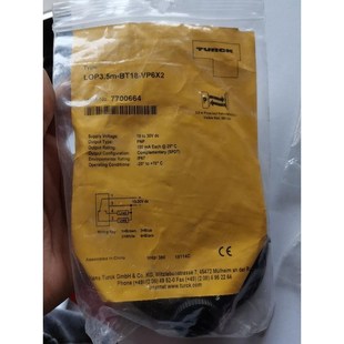 TURCK图尔克光电传感器LOP3.5m VP6X议价 BT18