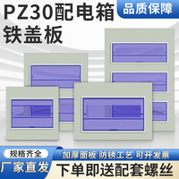 pz30科美帝盖板强电箱盖子家用空开照明箱PZ30铁面板塑料箱通用盖
