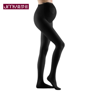 孕妇春秋320D天鹅绒加厚可调节大小托腹裤连裤袜JMY8271