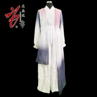 百丈漈三人舞群舞古典舞蹈演出服装荷花奖表演服渐变色汉唐风古装