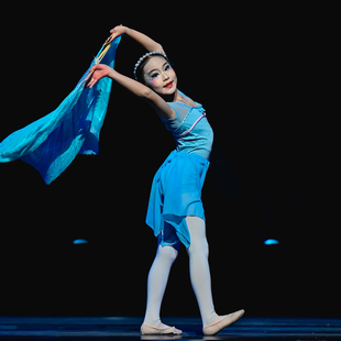 艺道中国舞(独舞)舞台演出舞蹈服装儿童舞蹈女童定制服装