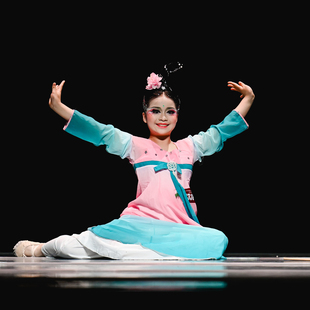 玉灵儿中国舞(独舞)舞台演出舞蹈服装舞蹈表演服装