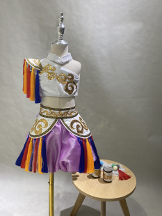 龙飞凤舞《彩塑》小小舞蹈家桃李杯小荷风采舞蹈服新款定制