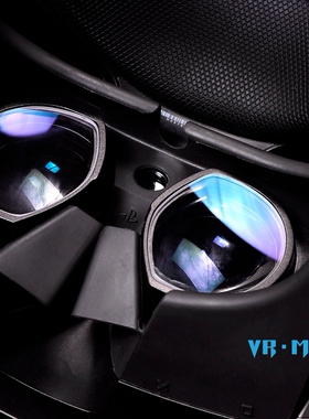 PSVR近视镜片磁吸家用四件套VR近视散光防蓝光订制PS4非3D打印