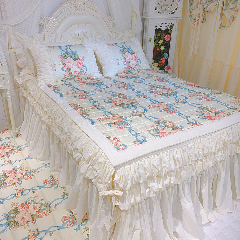 品牌韩国绗缝工艺白色空调被