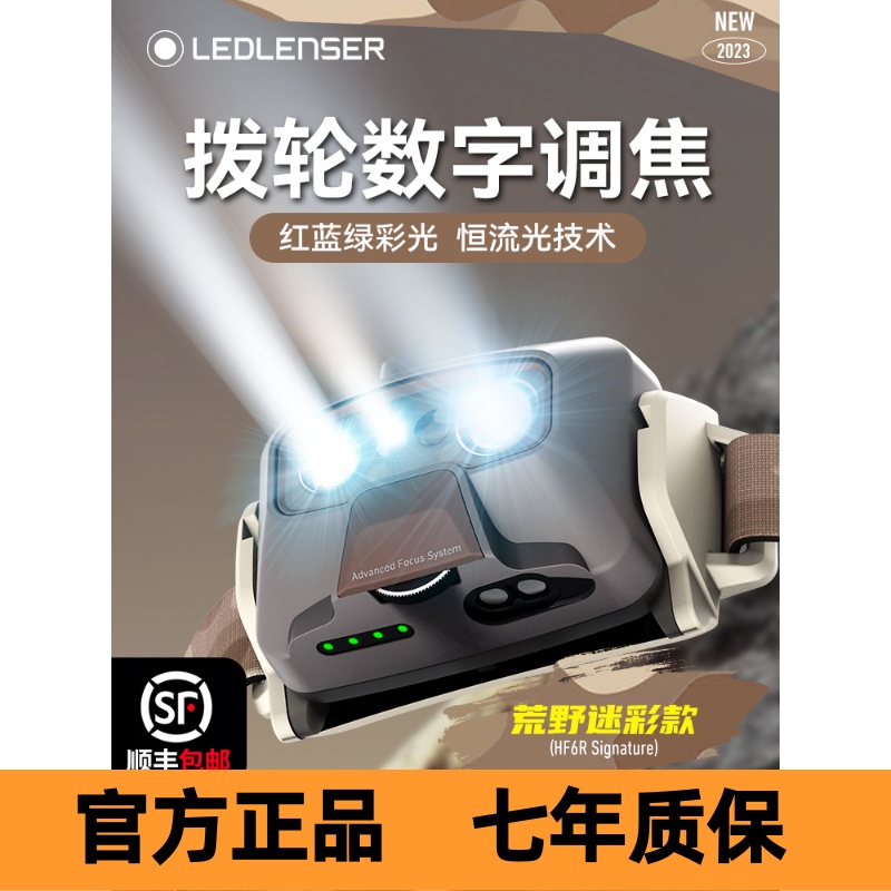 LEDLENSER莱德雷神HF6R SIG感应头灯强光超亮超长续航防水夜钓-封面