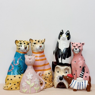 花瓶 陶瓷花盆 动物系列 储物罐 水壶 储物 摆件 外贸