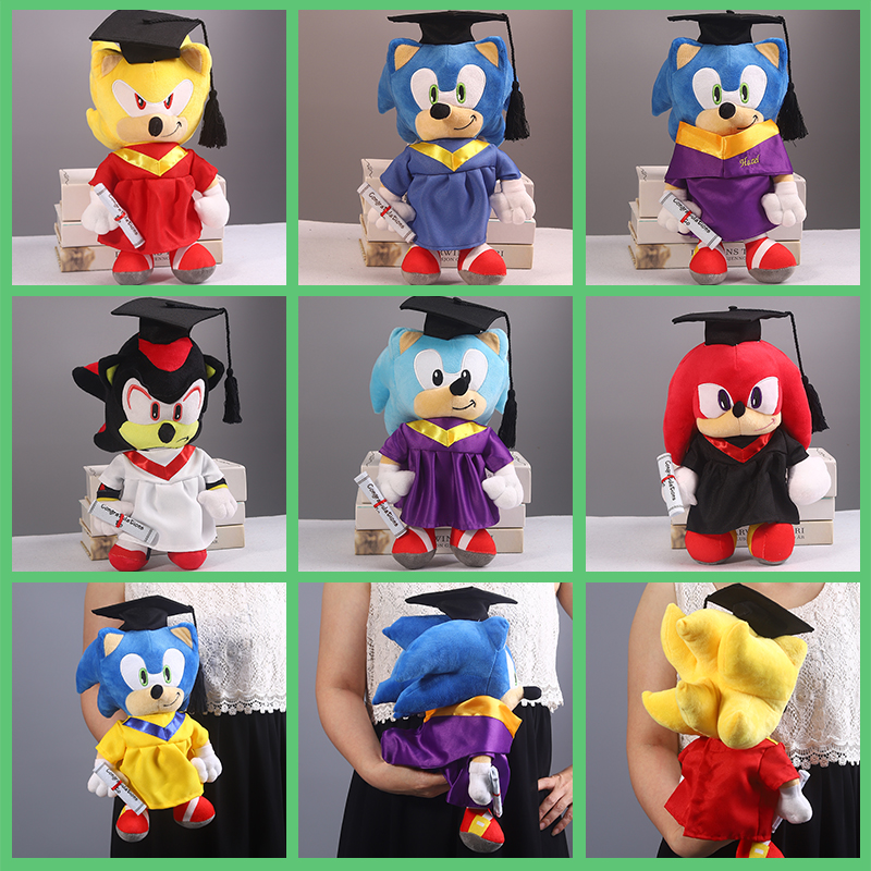 sonic超音鼠超级索尼克毕业公仔