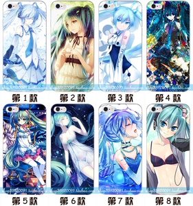 适用苹果15promax手机壳iphone14plus保护套13mini全包防摔12硅胶ip11玻璃xs个性定制se3磨砂xr软壳初音未来
