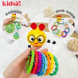 kids2魔法扣babyeinstei宝宝抓握手指精细动作训练婴儿早教玩具