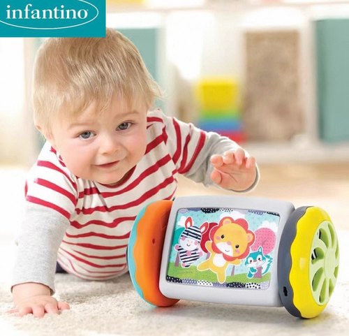 infantino婴蒂诺婴幼儿宝宝引导爬行练习抬头训练学爬镜神器玩具