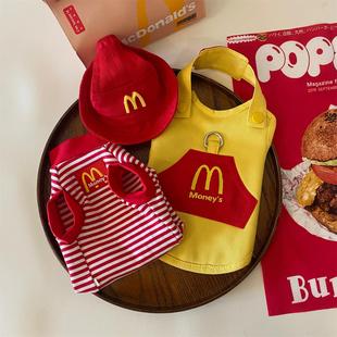 春秋阿比西尼亚猫无毛猫衣服德文猫纯棉打底衫狗狗外遛胸背套装潮