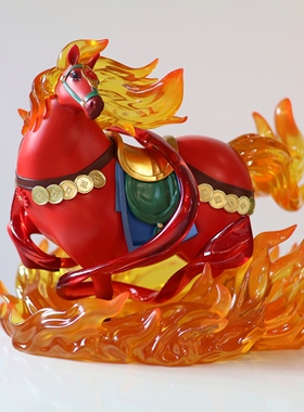 泉州六合同风马赤兔马摆件