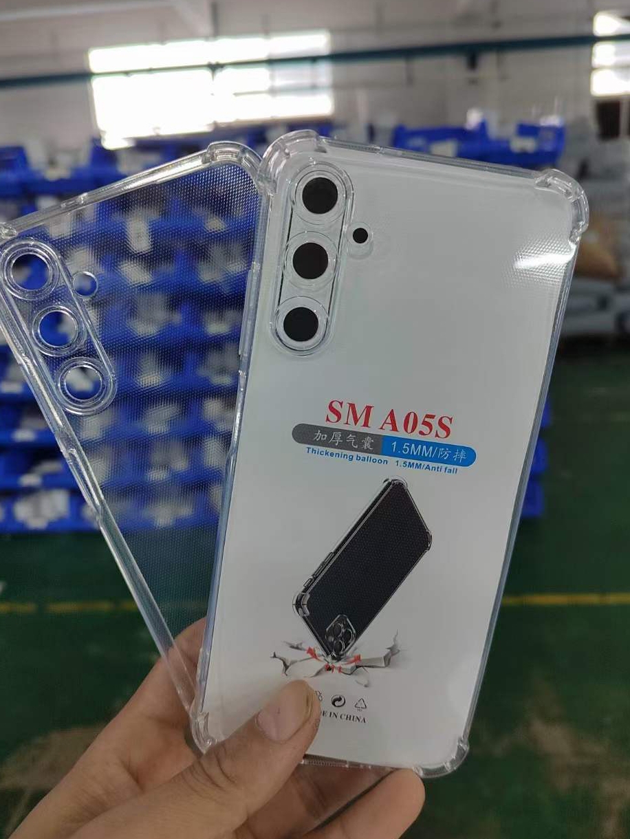 适用三星A23/24/25/32/33/34 A750 A8 F62/M62 F14 Xcover5/6 1.5MM四角气囊特别加厚防摔套 手机保护壳