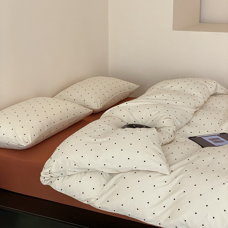 针织天竺棉纯棉床单被套秋冬床品