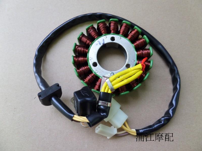 《浦江摩配》HS125T磁电机定子 HJ125T-8线圈 定子总成