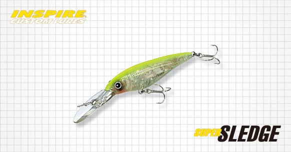 日本 EG EVERGREEN SUPER  SLEDGE 进口 路亚饵 硬饵