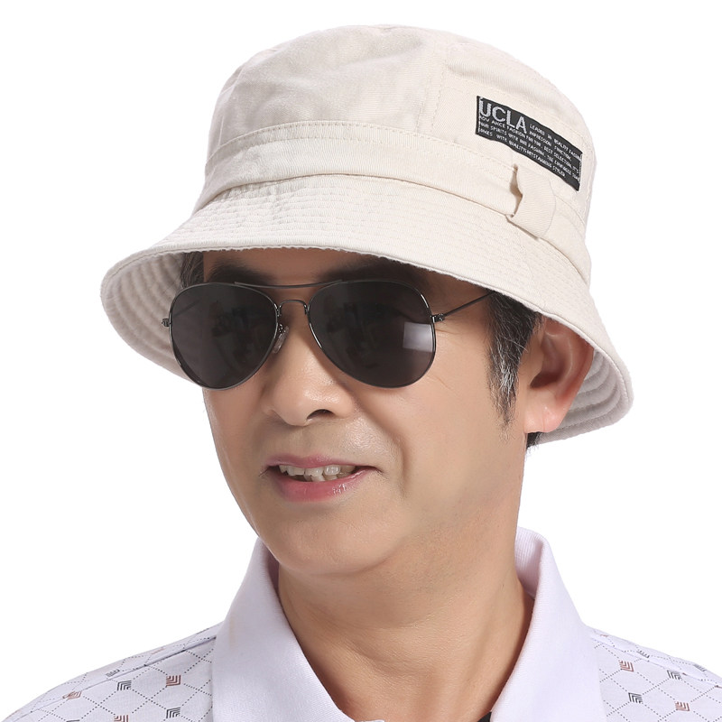 渔夫帽男士夏天老人男中老年男帽春秋老年夏遮阳男款爸爸钓鱼帽子