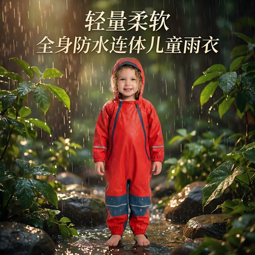 儿童雨衣幼儿园连体舒适轻薄透气