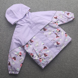 [迪]兰米秋冬新款童装中大童女童冲锋衣外套时尚保暖防风两件套