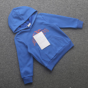 [ab]兰米特卖秋冬新款童装男童中大童带帽套头卫衣加绒保暖时尚