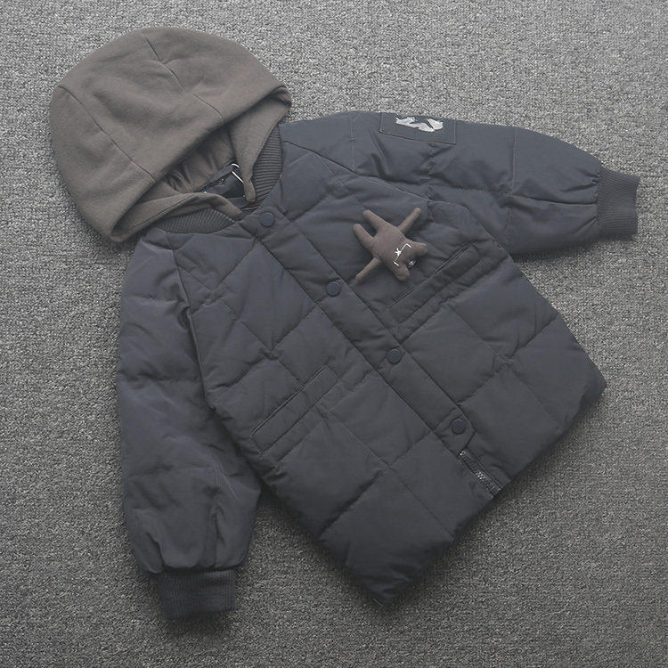 [ab]兰米特卖冬季新款童装男童中大童中长款保暖羽绒服洋气加厚