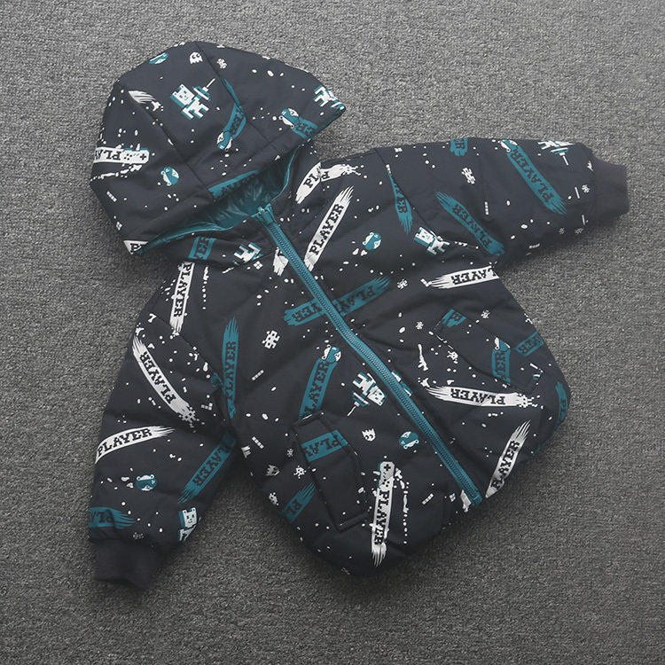 [ab]兰米特卖冬季新款童装男童中大童双面穿羽绒服外套保暖时尚