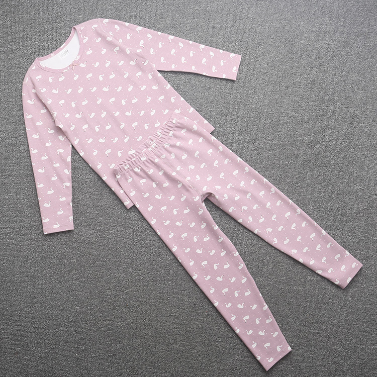 [粒]兰米特卖秋冬季睡衣女中童薄鹿皮绒内衣秋衣秋裤套装362A2045