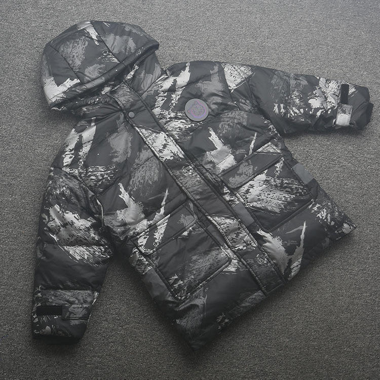 [皇]兰米特卖儿童羽绒服冬季新款男童中长款运动风中大童装外套