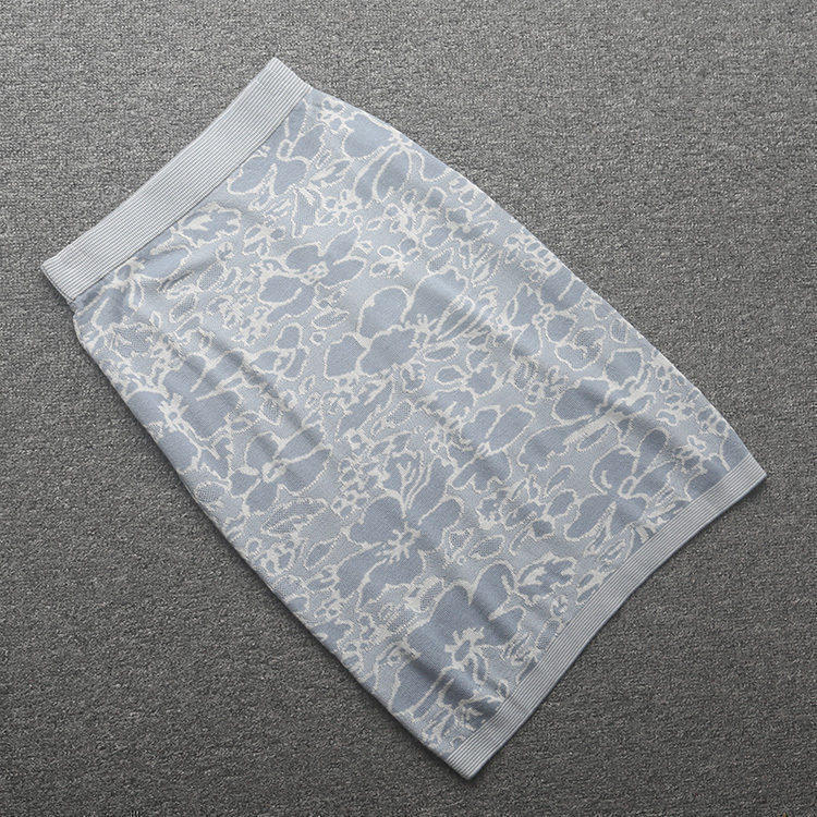 [五]兰米特卖秋季新款女装包臀裙气质直筒一步中裙半身裙针织半裙