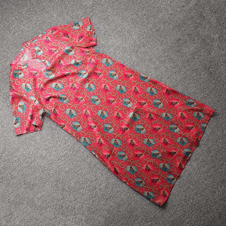 兰米特卖正品真丝连衣裙妈妈装