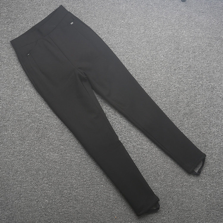 [豫]兰米秋冬新款修身显瘦保暖羽绒铅笔裤女裤小脚白鸭绒6Y8657