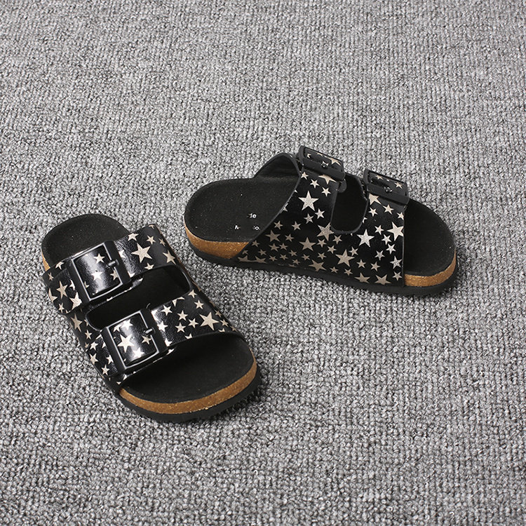 [摩]兰米特卖夏正品高端时尚百搭儿童真皮凉鞋KA182SHS007