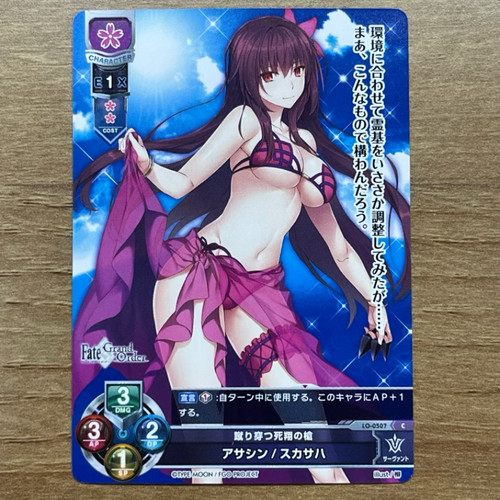 lycee LO-0507 蹴り穿つ死翔の槍 アサシン 斯卡哈 FGO收藏对战卡