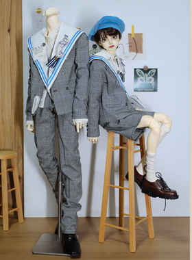 CrossChurch|塞壬的来信，灰色西服套装水手服蕾丝内搭75叔3分