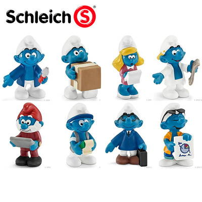 蓝精灵公仔摆件Schleich/l思乐