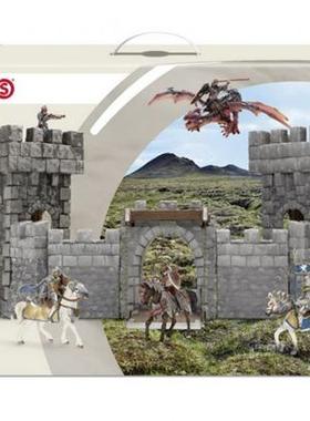 德国Schleichl思乐历史世界系列骑士城堡72039中世纪骑士城堡模型