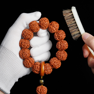 大金刚菩提子手串男盘玩佛珠尼泊尔龙纹红皮精品文玩配饰生肖