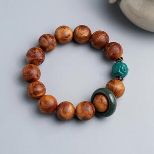 崖柏手串真品男太行山天然满瘤疤陈化收藏级文玩配饰貔貅盘玩佛珠