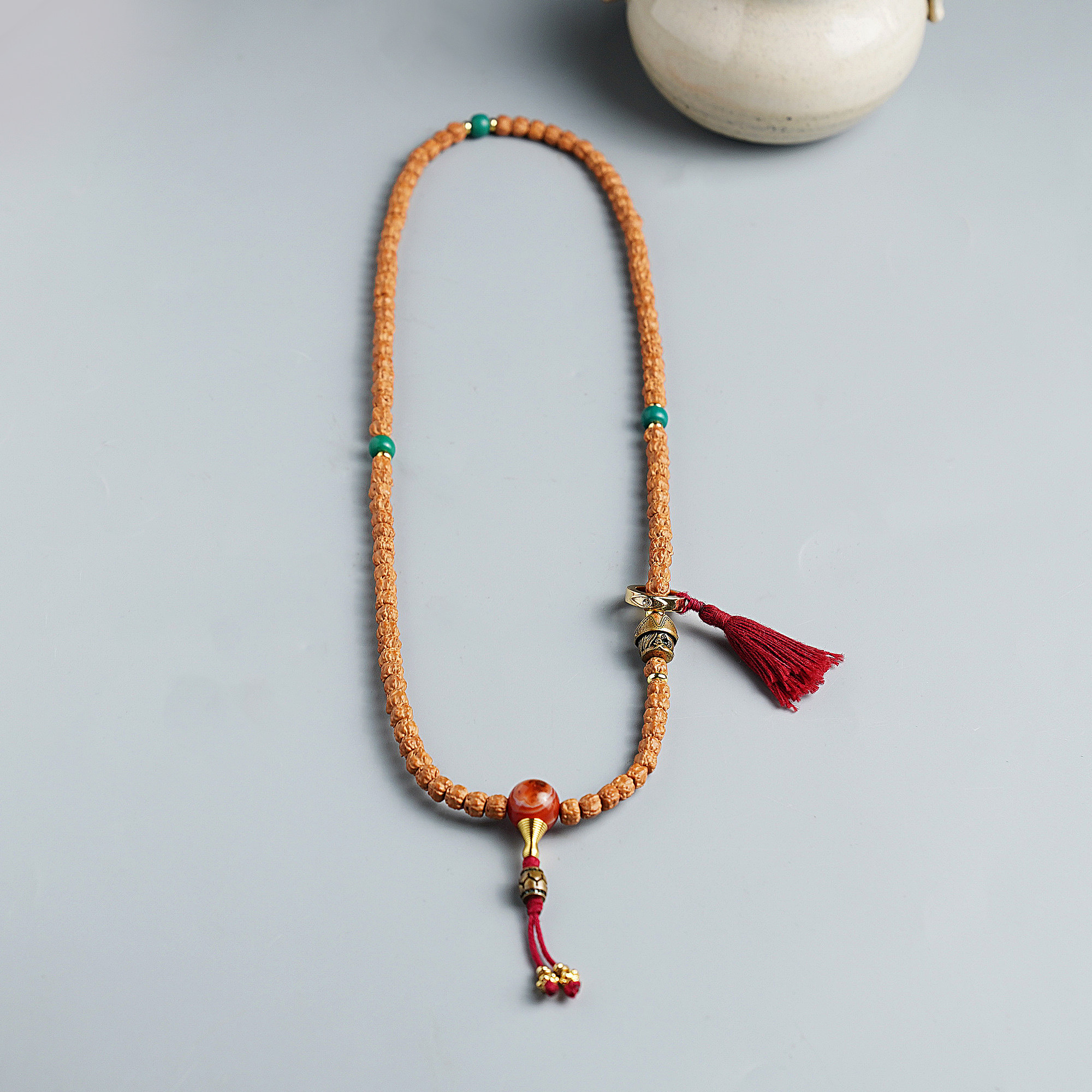 藏式佛手小金刚菩提子手串