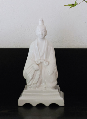 元无陶瓷道士摆件雕塑