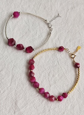 925女纯银包金时尚手链