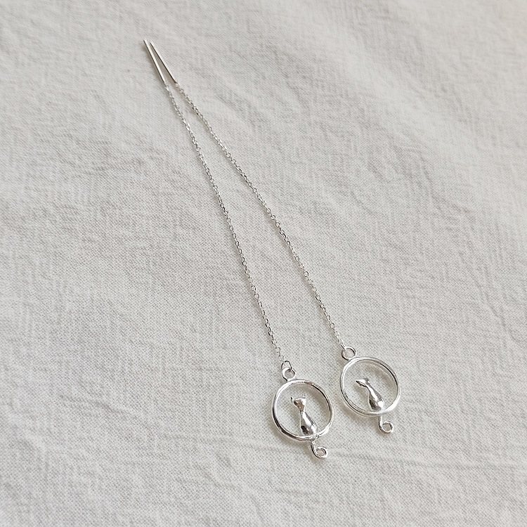 流苏长款耳环耳钉925日韩