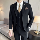 经典百搭款职业西服套装新郎伴郎结婚西服套装sjt052/P260，男装西服套装，电商A428