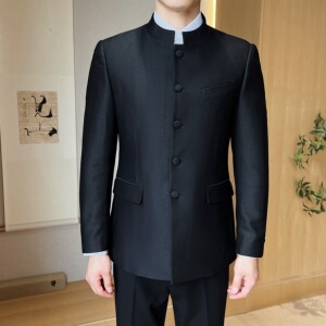 风 男士纽扣结 礼服套装 晚宴套装两件套 LJT1913/P240图片